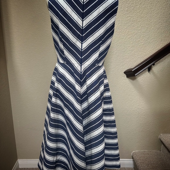 Kate Spade Striped Sleeveless Cotton Dress - Picture 3 of 3